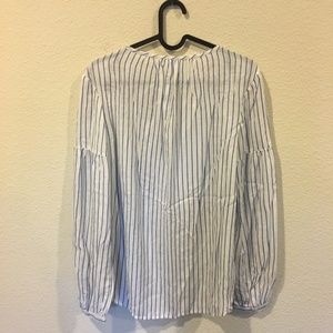 GAP Tops - NWT GAP white and blue long sleeve top GAP Tops - NWT GAP white and blue long sleeve top